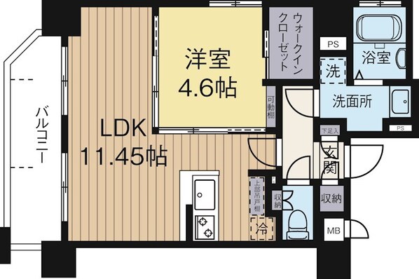 薬院駅 徒歩9分 3階の物件間取画像